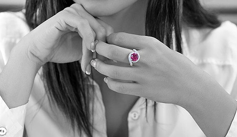 LEIBISH Designerring mit Rubin und Diamant (5,46 Karat TW)