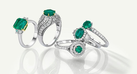 LEIBISH Emerald Rings