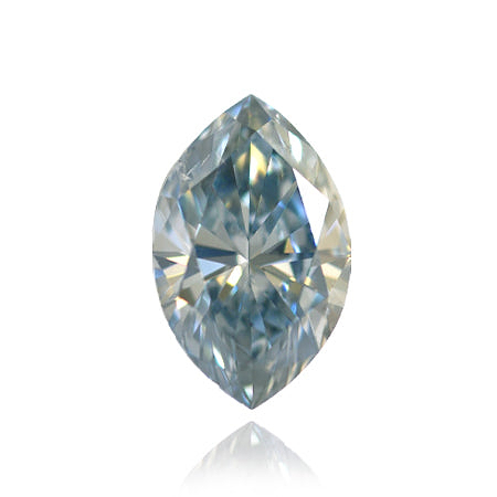LEIBISH 0.57 Carat, Fancy Gray Blue Diamond, Marquise, SI1