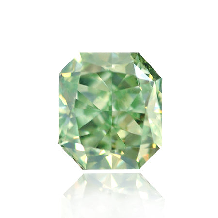 LEIBISH  0.14 Carat, Fancy Intense Green Diamond, Radiant