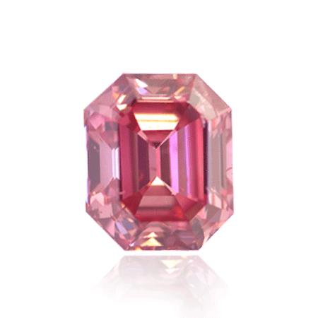 LEIBISH 0,65 Karat, Fancy Intense Purplish Pink