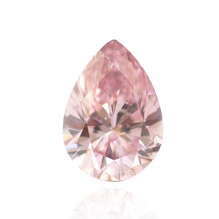 LEIBISH 0.16 Carat, Fancy Intense Purplish Pink Diamond, Pear, SI1