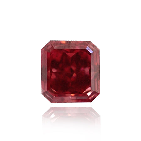 LEIBISH 0.22 Carat, Fancy Red Diamond, Radiant, SI1