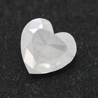 LEIBISH  0.61 carat, Fancy WHITE Diamond, Heart Shape, SI1