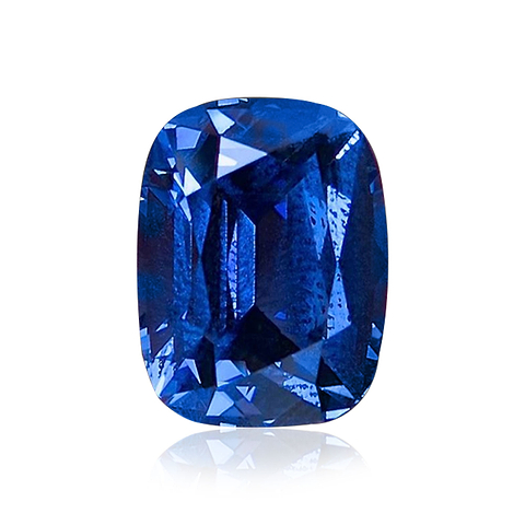 LEIBISH 19,19 Karat, blau, Sri Lanka Spinell, Kissenform