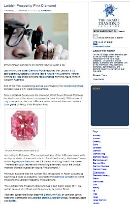 The Israel Diamond Industry