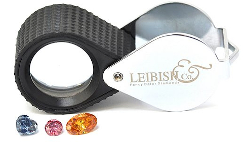 LEIBISH Diamantlupe mit 10-facher Vergrößerung