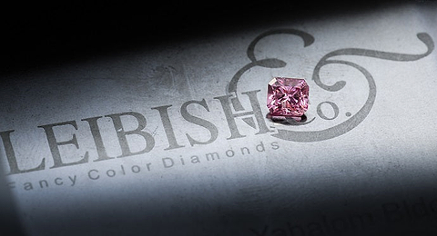 A pink Argyle diamond from LEIBISH