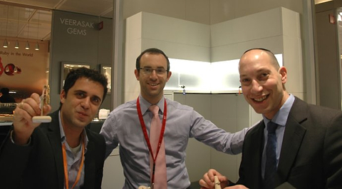 Unser CEO, Yossi zusammen mit Amir und Benji