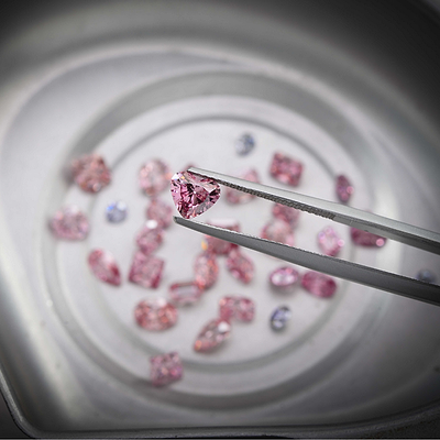 Purple Pink Diamonds