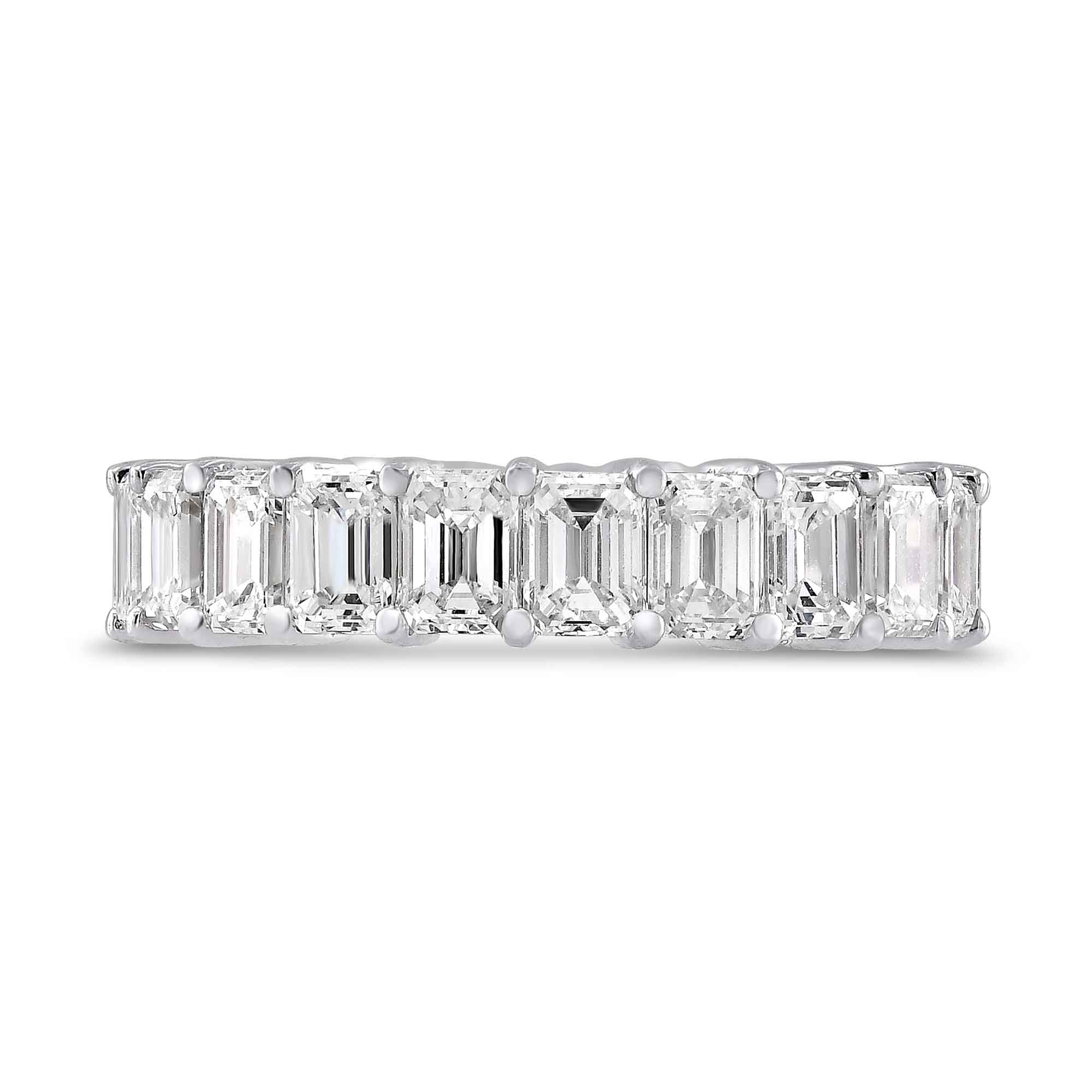 COLORLESS DIAMOND ETERNITY RINGS