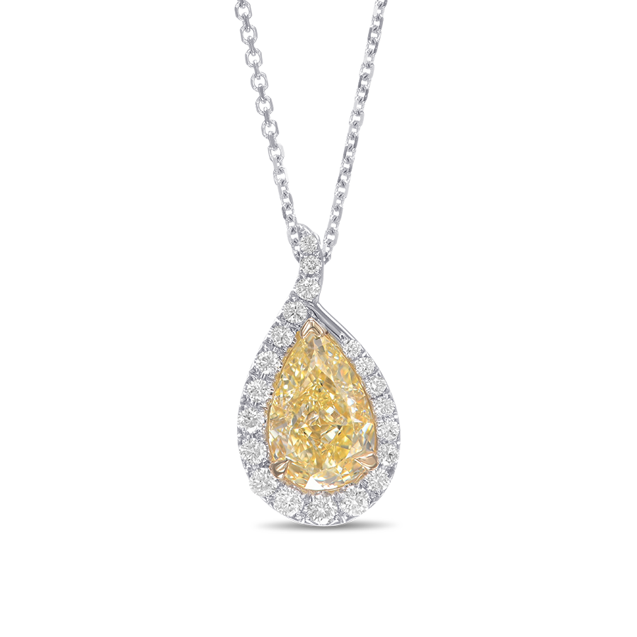 YELLOW DIAMOND NECKLACES