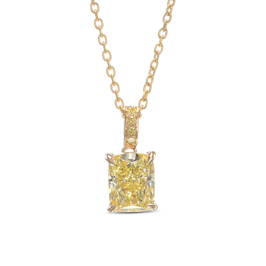 COLORED DIAMOND NECKLACES
