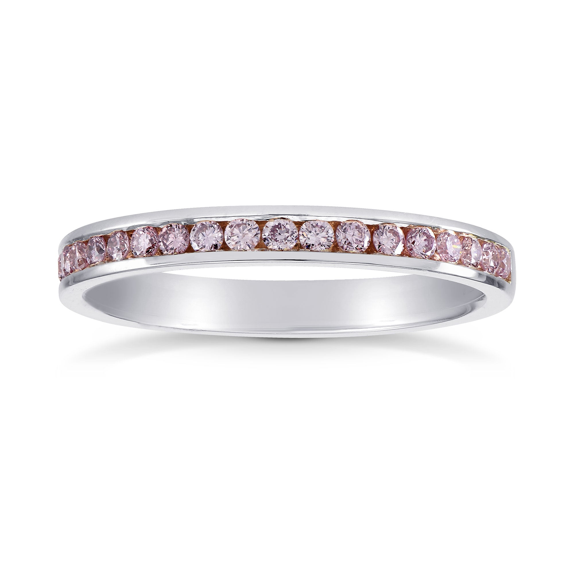 PINK DIAMOND WEDDING RINGS