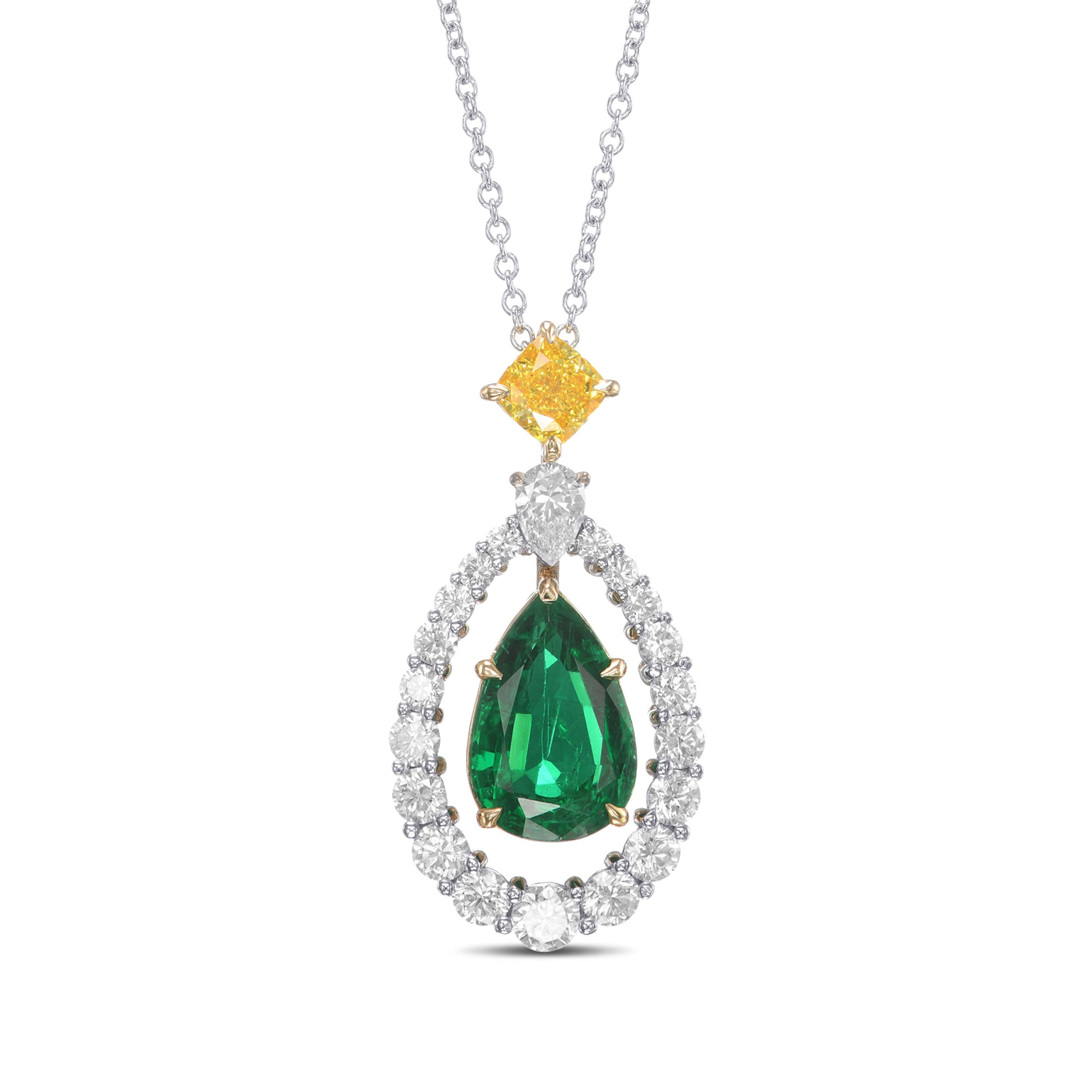 EMERALD PENDANTS & NECKLACES