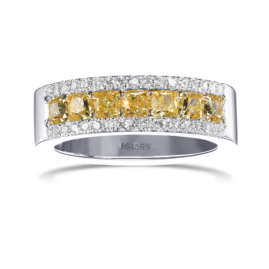 YELLOW DIAMOND WEDDING RINGS