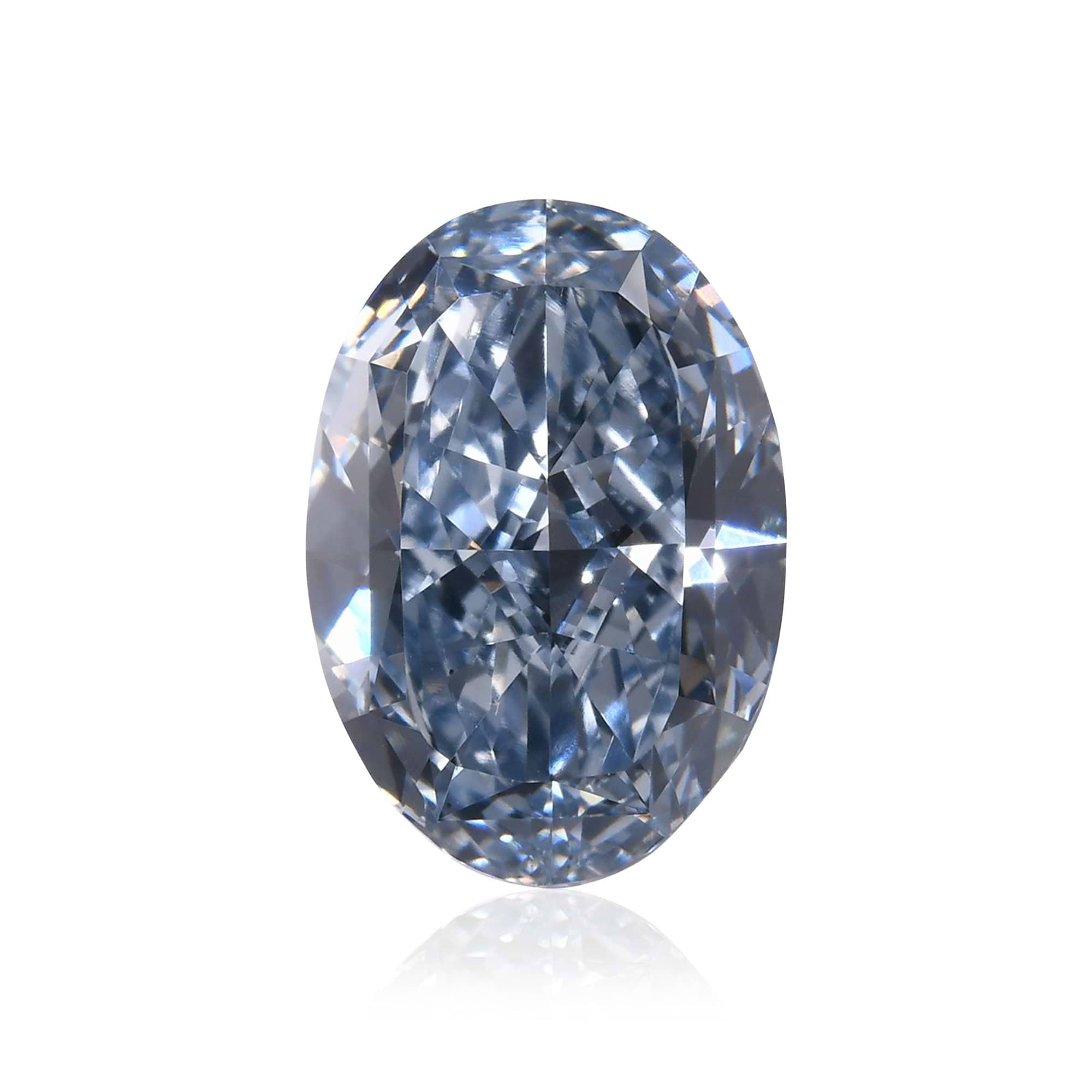 0.43 Carat Fancy Intense Pink Radiant Diamond (SI2) GIA