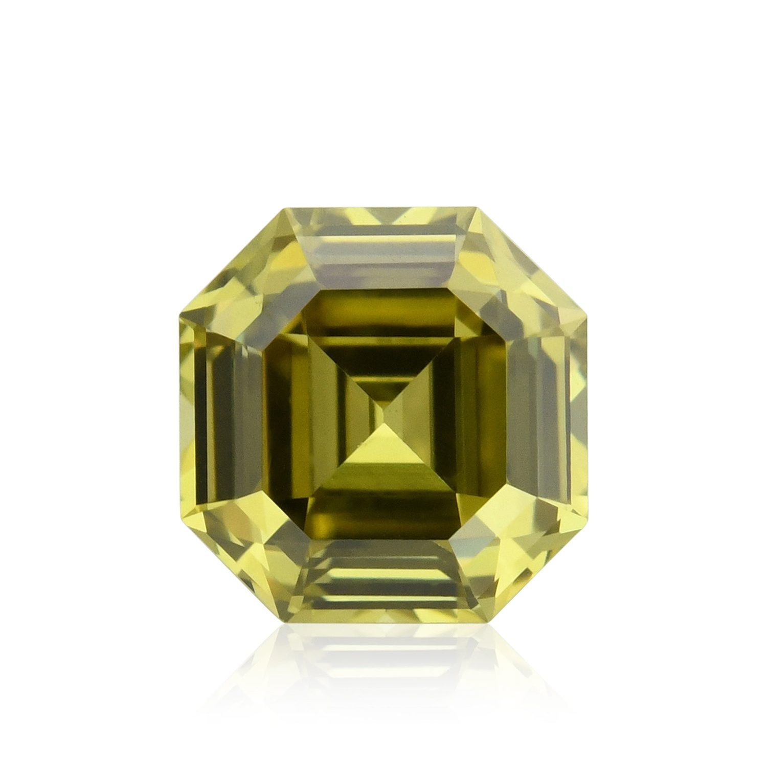 0.23 Carat Fancy Deep Brownish Greenish Yellow Emerald Diamond VS1 GIA