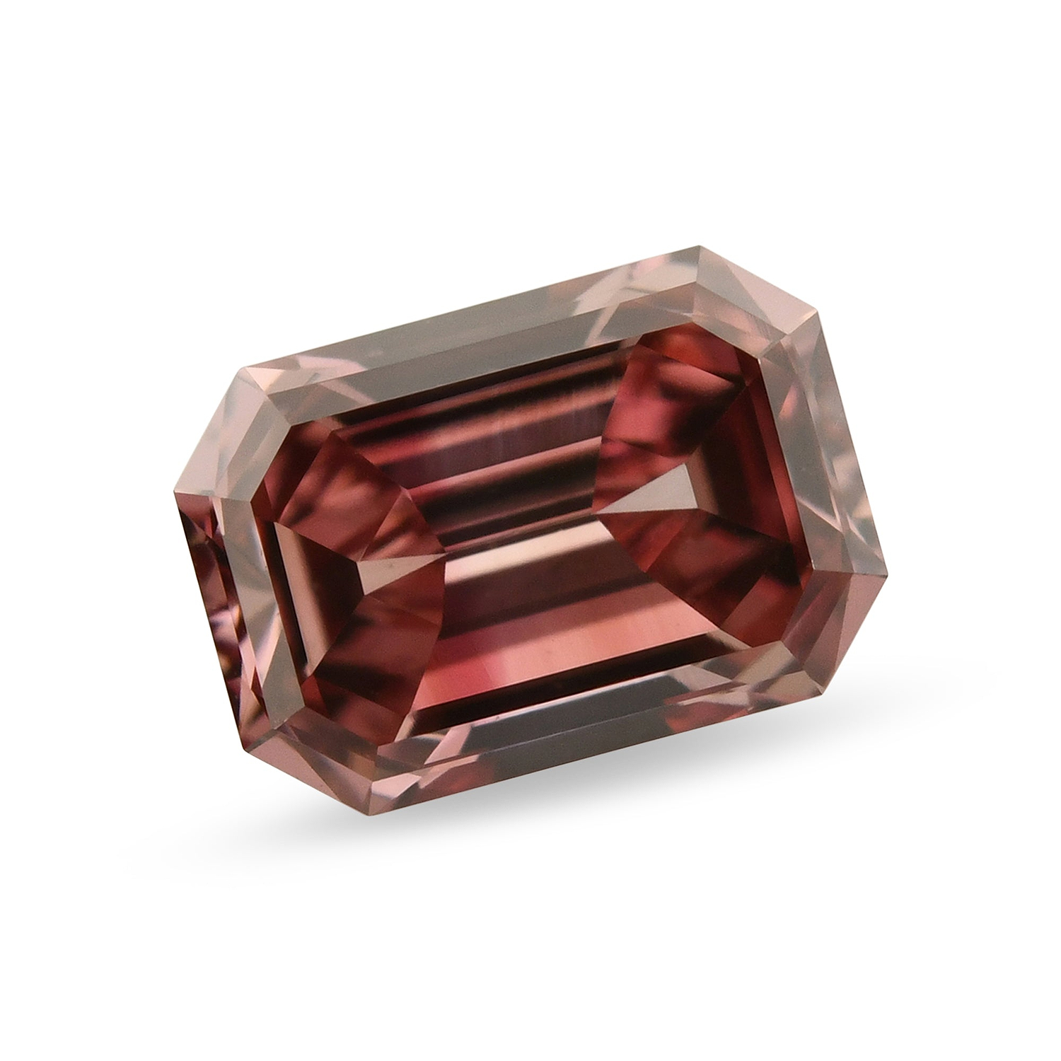 0.24 Carat Fancy Deep Pink Emerald Diamond SI2 GIA
