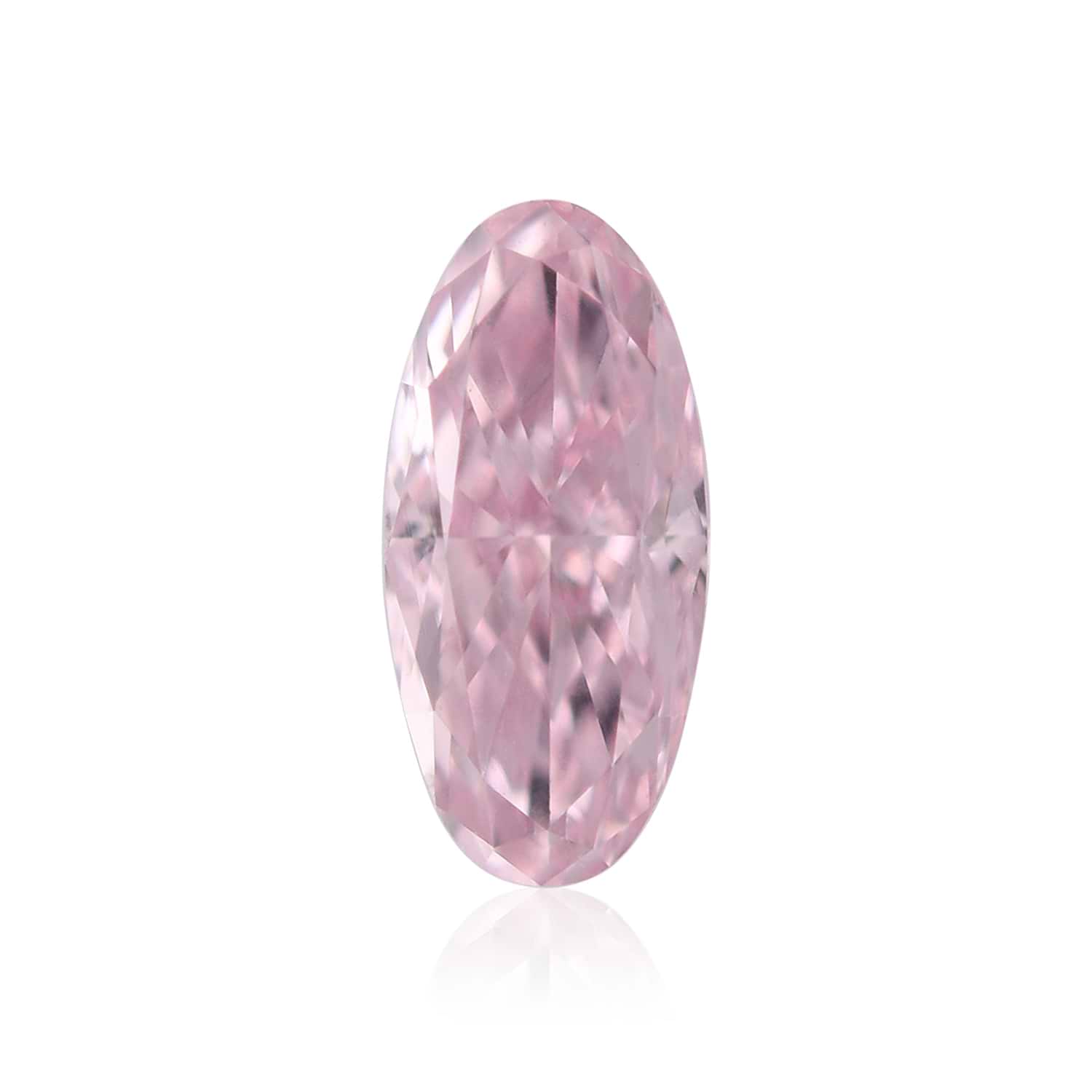 0.29 Carat Fancy Intense Purplish Pink Oval Diamond SI1 GIA