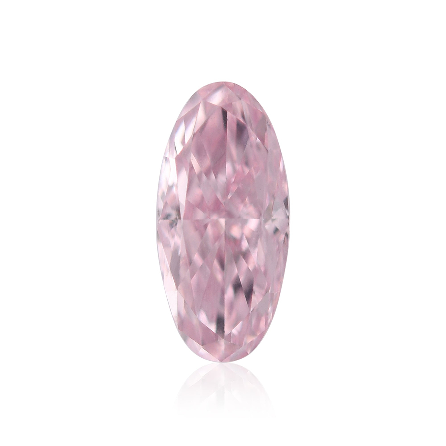 0.29 Carat Fancy Intense Purplish Pink Oval Diamond SI1 GIA