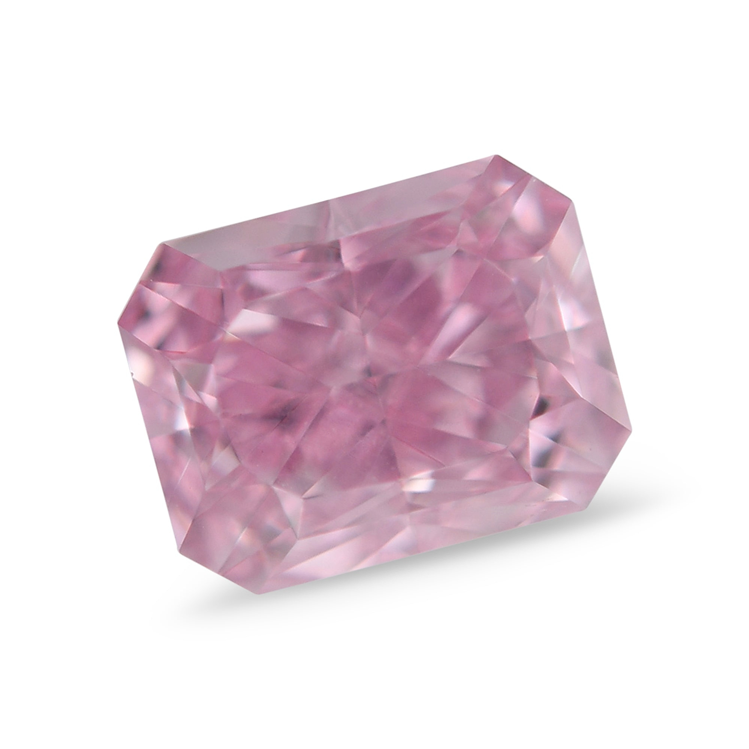 0.31 Carat Fancy Intense Purplish Pink Radiant Diamond VS2 GIA