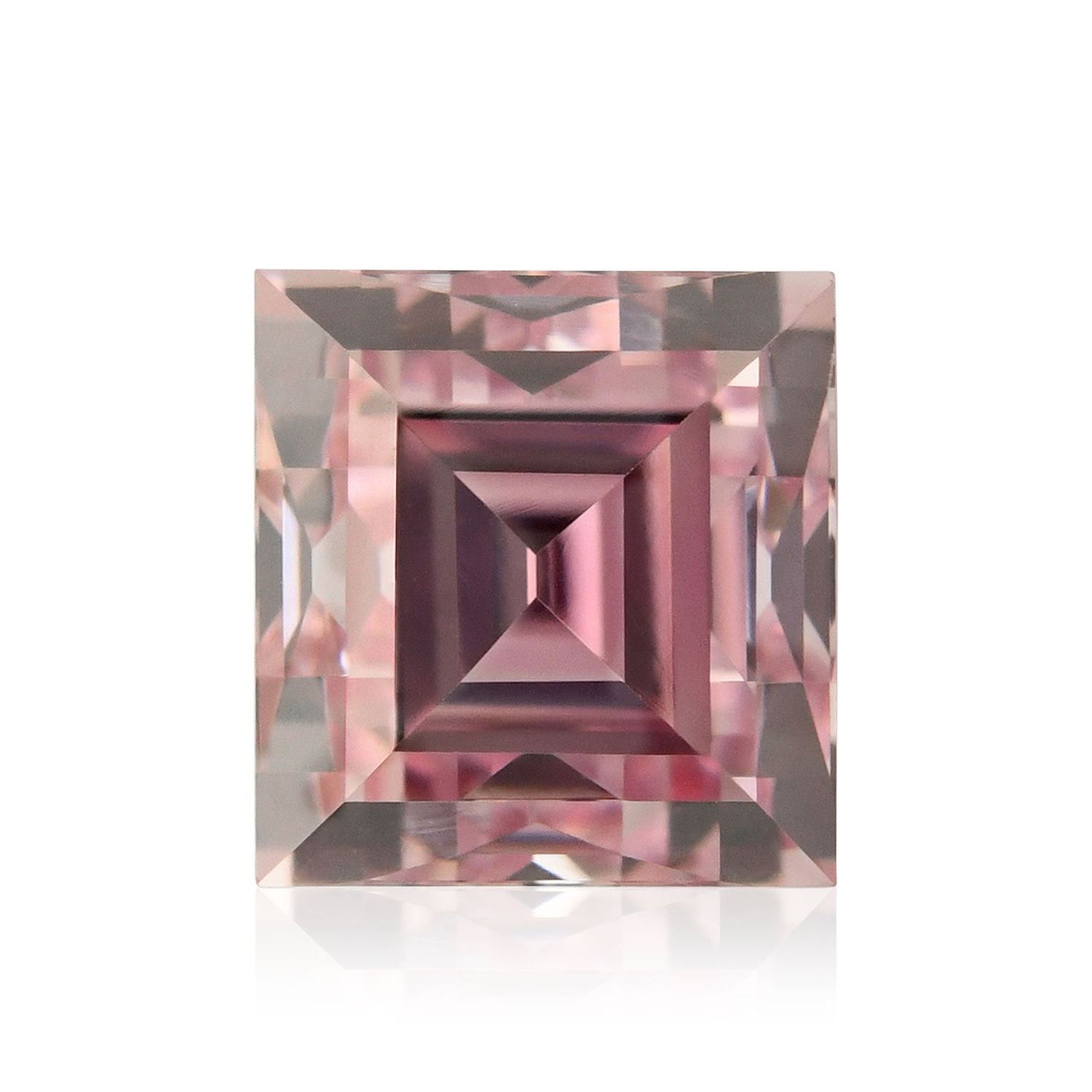 0.35 Carat Fancy Intense Purplish Pink Emerald Diamond VVS2 GIA