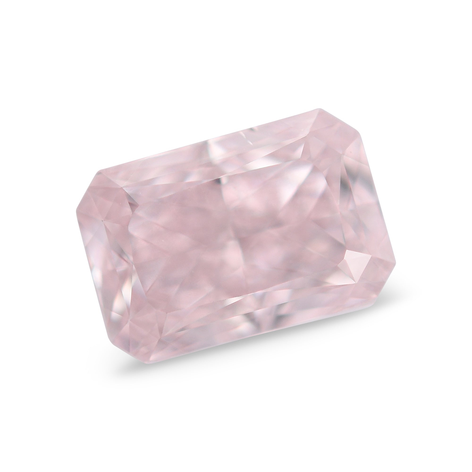 0.40 Carat Fancy Pink Radiant Diamond SI1 GIA