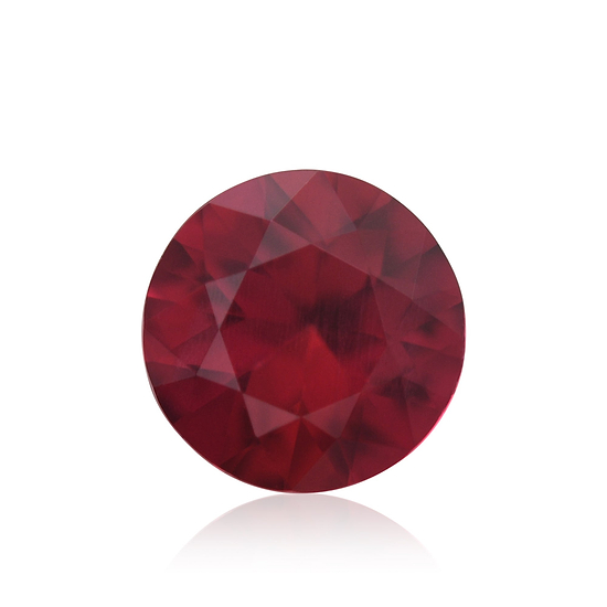 0.48 Carat Red MOZAMBIQUE Round Ruby