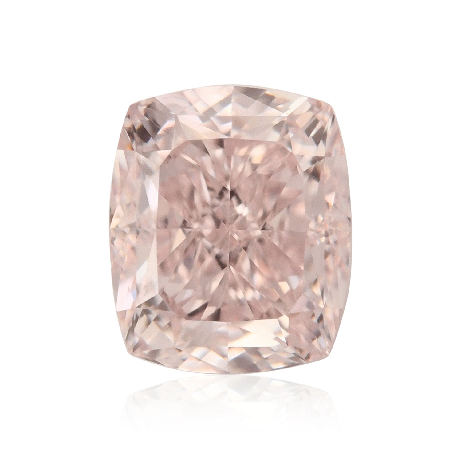 0.52 Carat Fancy Light Pink Cushion Diamond VS1 GIA
