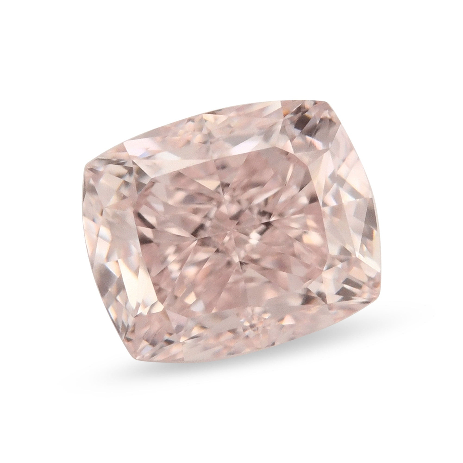 0.52 Carat Fancy Light Pink Cushion Diamond VS1 GIA