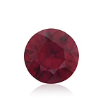 0.52 Carat Red MOZAMBIQUE Round Ruby