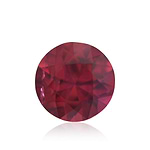 0.53 Carat Red MOZAMBIQUE Round Ruby