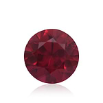 0.56 Carat Red MOZAMBIQUE Round Ruby