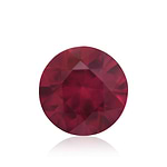 0.58 Carat Red MOZAMBIQUE Round Ruby