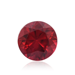 0.59 Carat Red MOZAMBIQUE Round Ruby