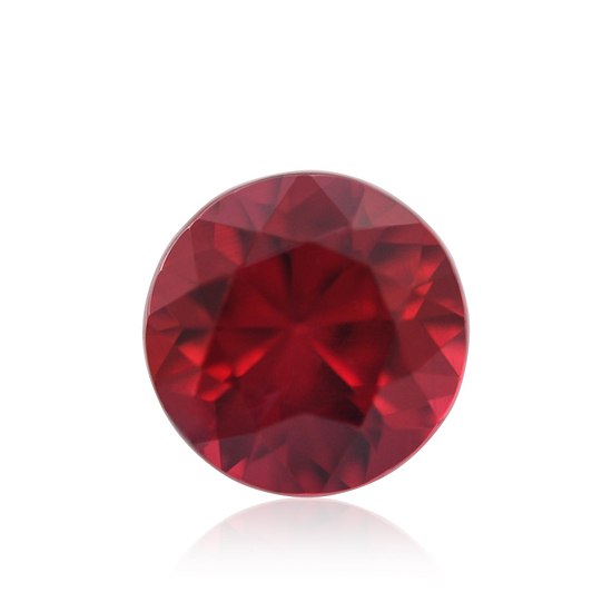 0.59 Carat Red MOZAMBIQUE Round Ruby