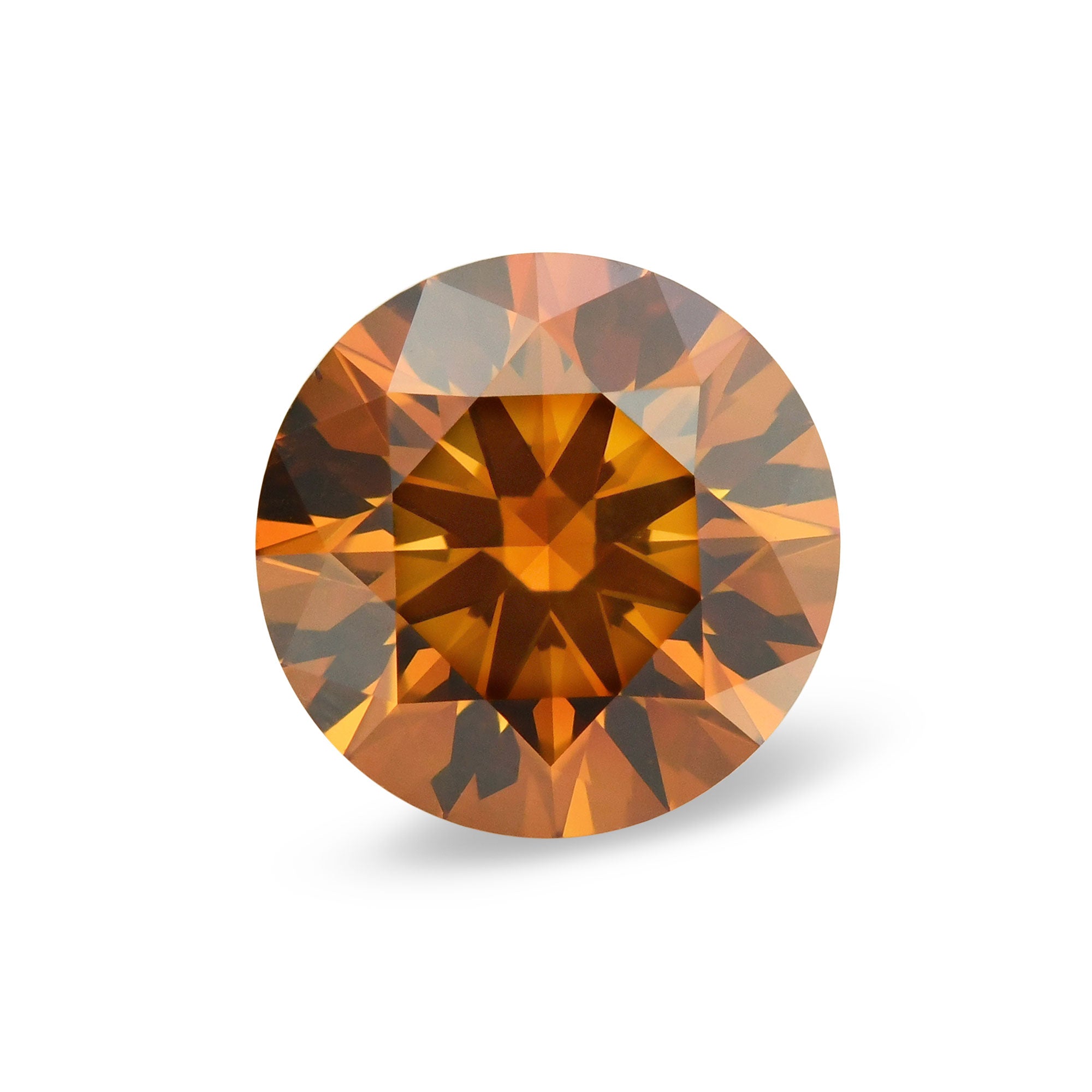 天然オレンジダイヤモンド fancy orangy brown type2a 0.60 Carat Fancy Deep Brown Orange Pear Diamond SI1 GIA | LEIBISH