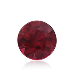 0.62 Carat Red MOZAMBIQUE Round Ruby
