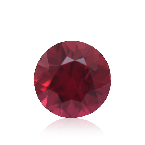 0.67 Carat Red MOZAMBIQUE Round Ruby