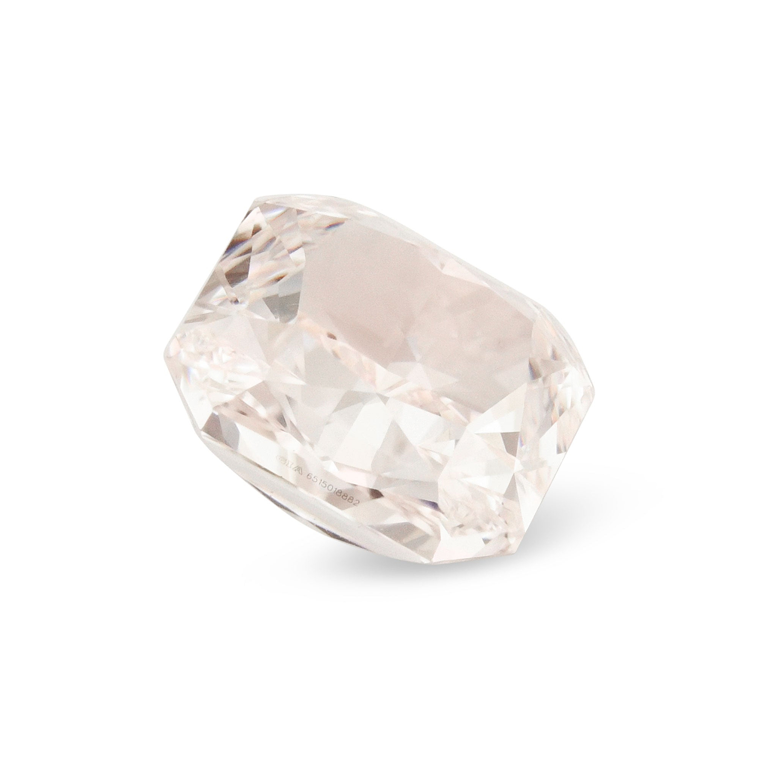 0.76 Carat Very Light Pink Radiant Diamond VS2 GIA