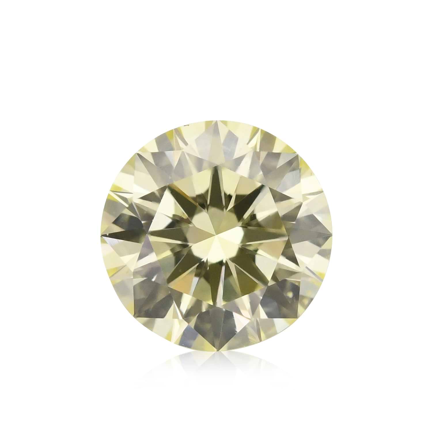 0.81 Carat Y-Z Round Brillant Diamond SI1 GIA