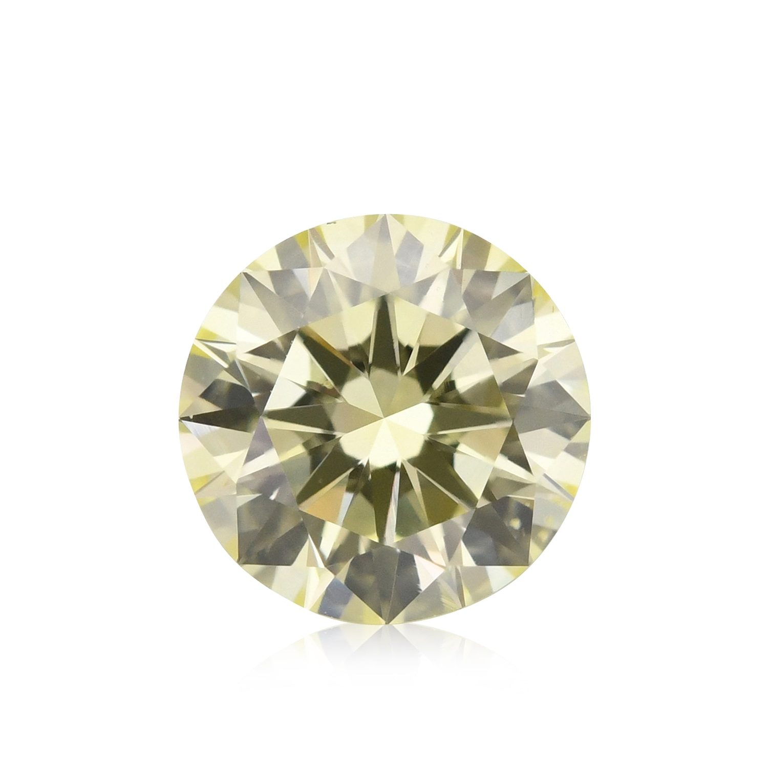 0.81 Carat Y-Z Round Brillant Diamond SI1 GIA