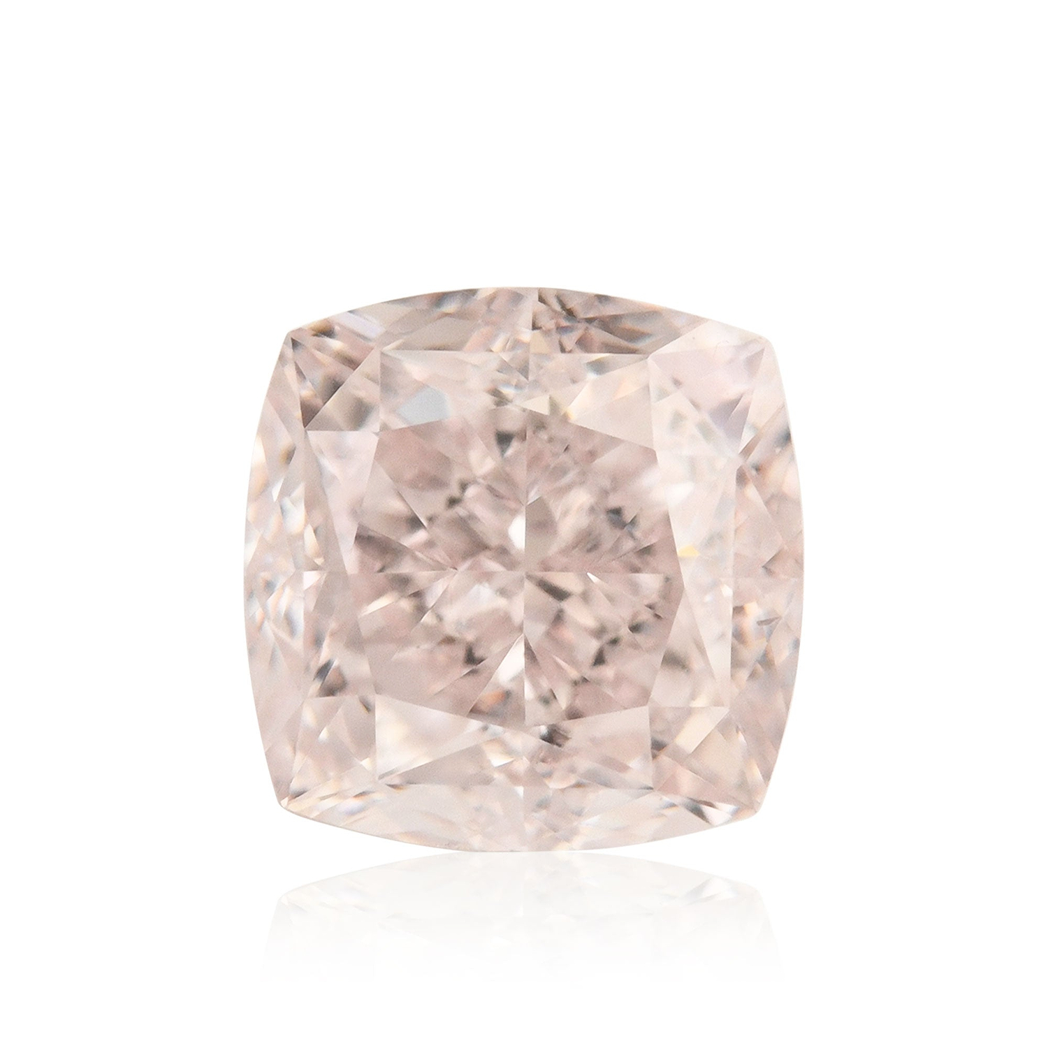 1.00 Carat Light Pink Cushion Diamond VS2 GIA