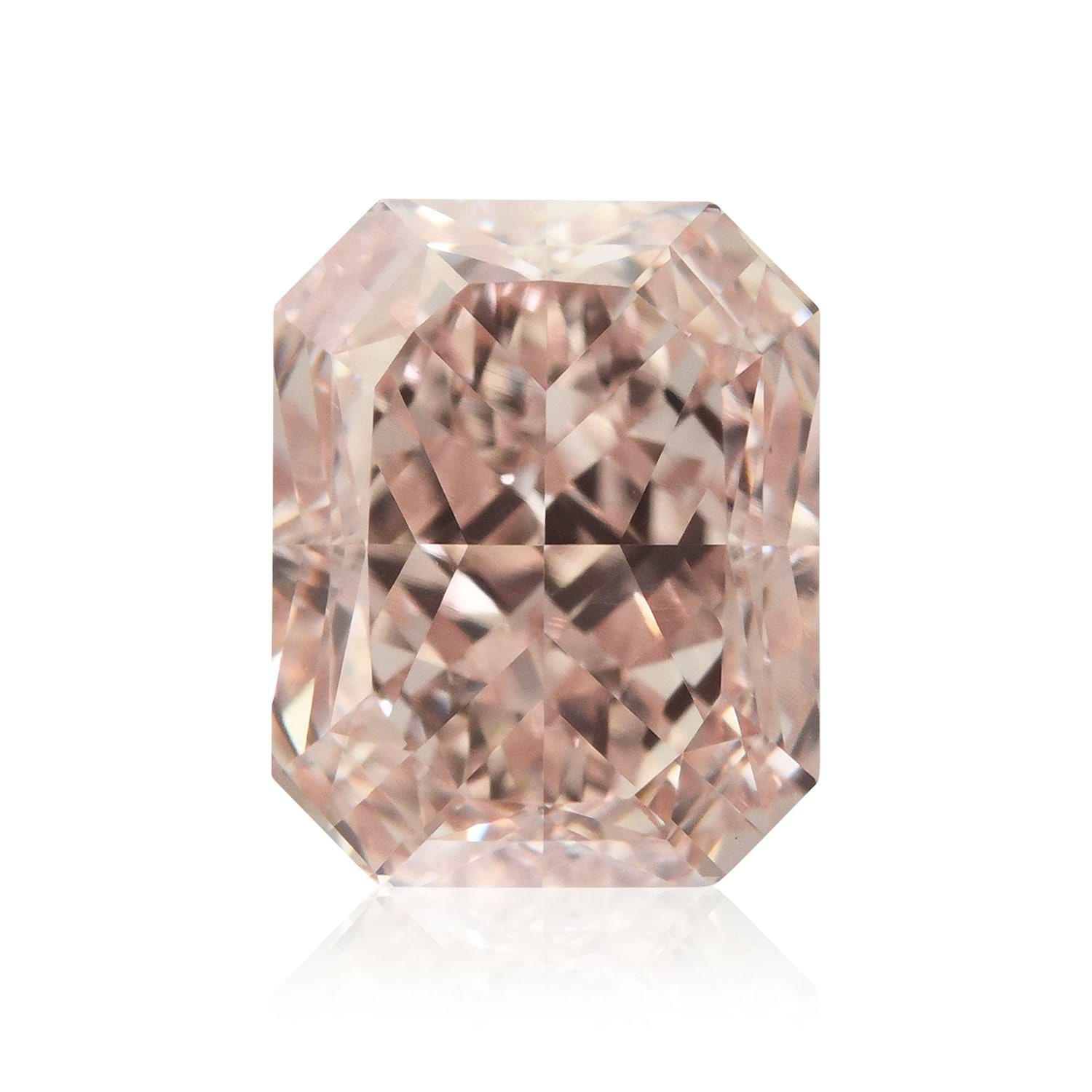 1.01 Carat Fancy Brownish Pink Radiant Diamond VS1 GIA