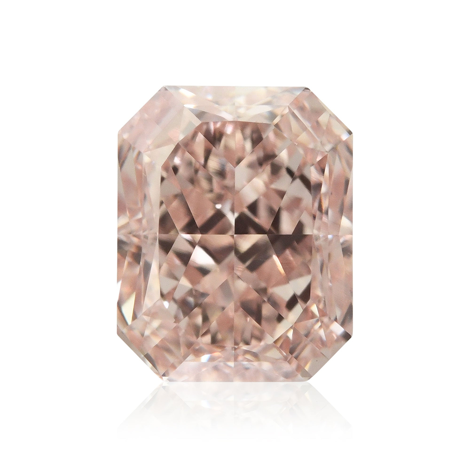 1.01 Carat Fancy Brownish Pink Radiant Diamond VS1 GIA