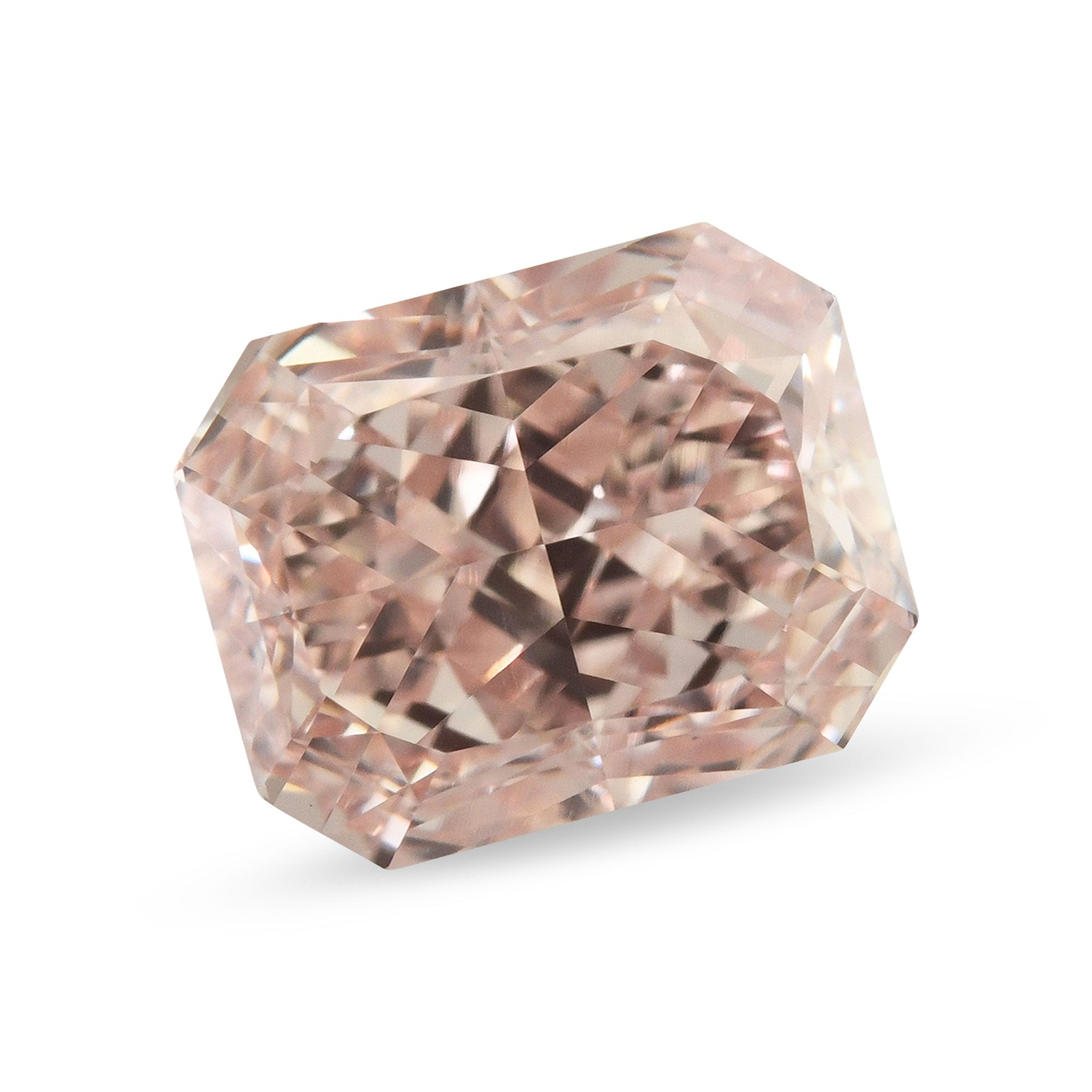 1.01 Carat Fancy Brownish Pink Radiant Diamond VS1 GIA