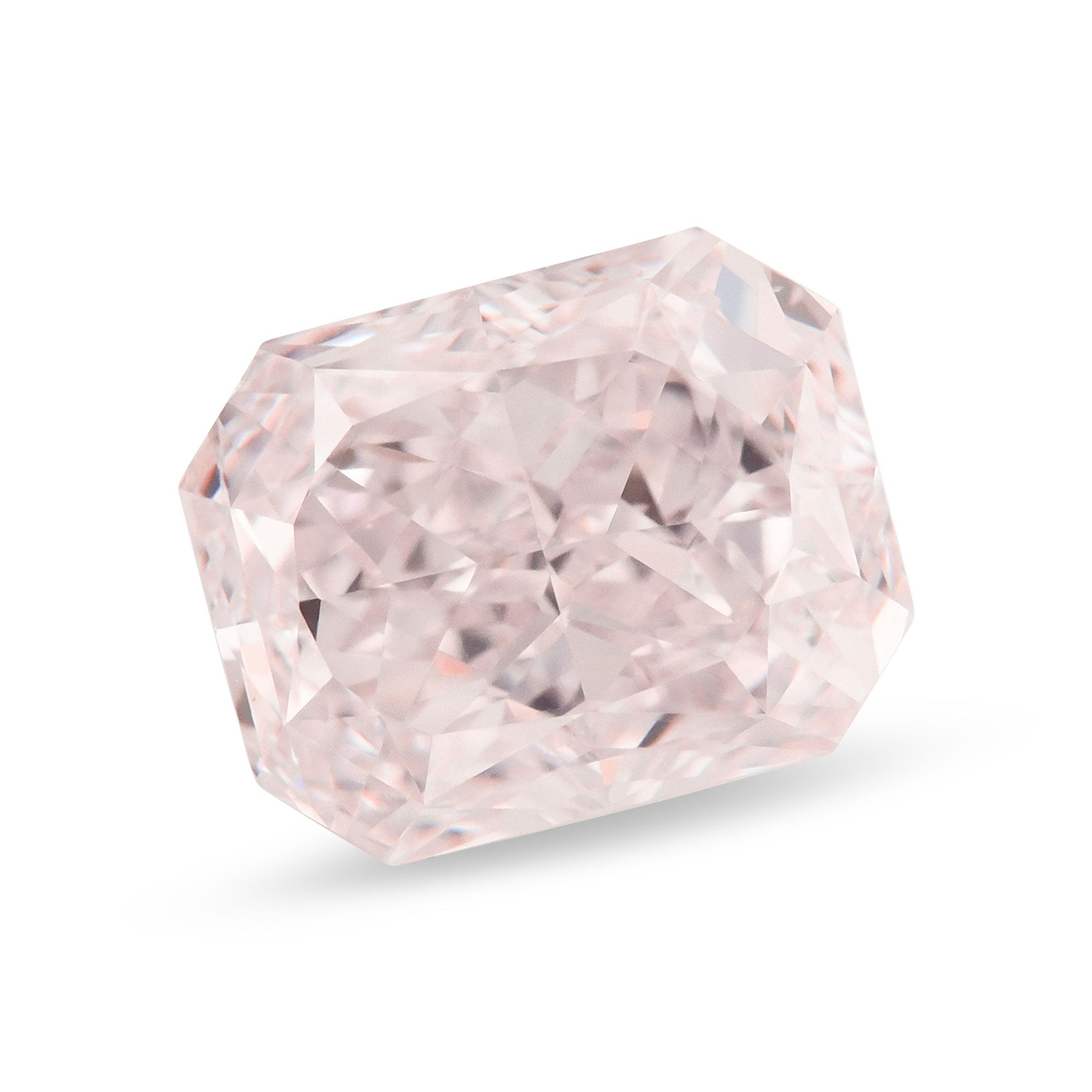 1.01 Carat Light Pink Radiant Diamond VS2 GIA