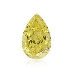 1.01 Carat Fancy Intense Yellow Pear Diamond VS2 GIA