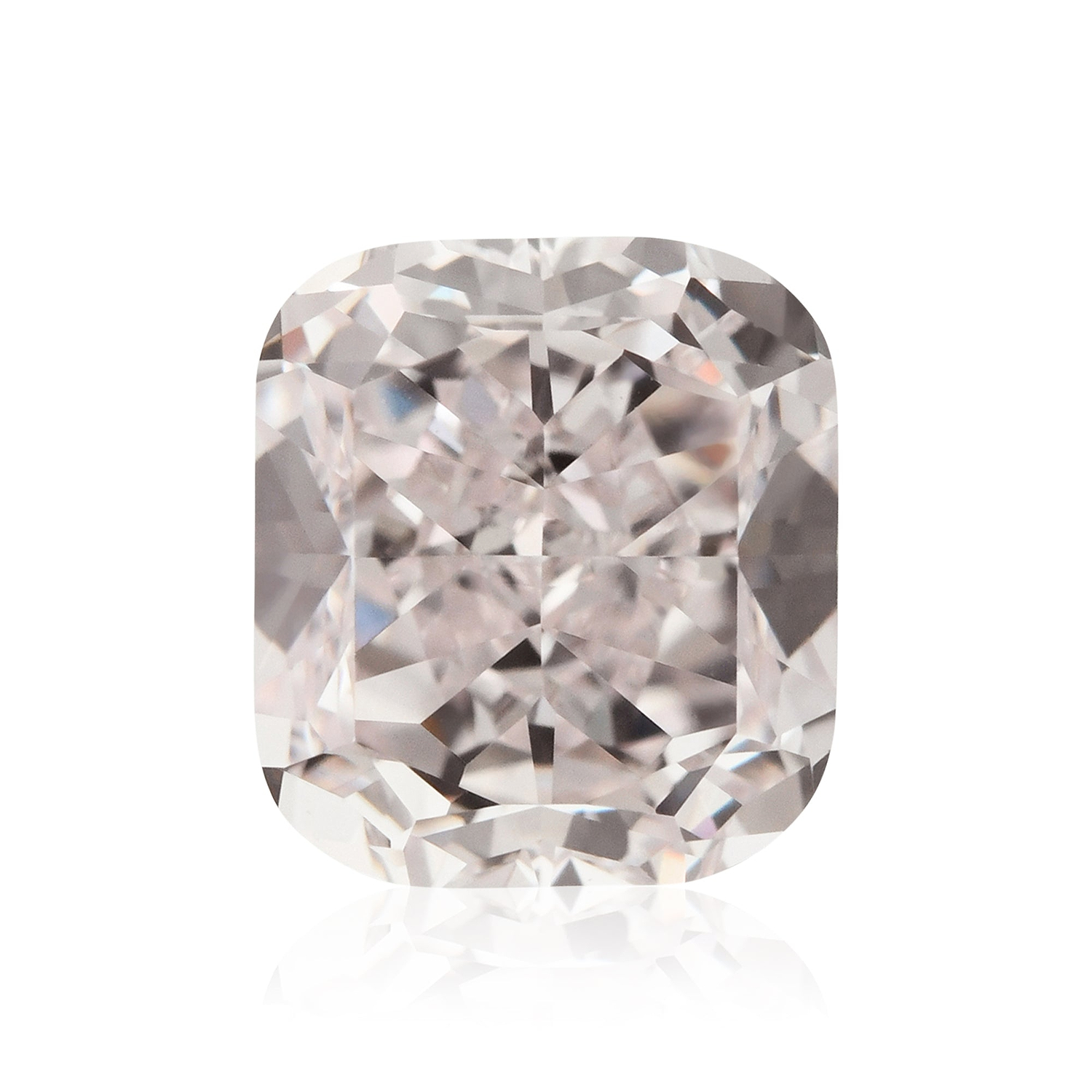 1.01 Carat Very Light Pink Cushion Diamond VVS2 GIA